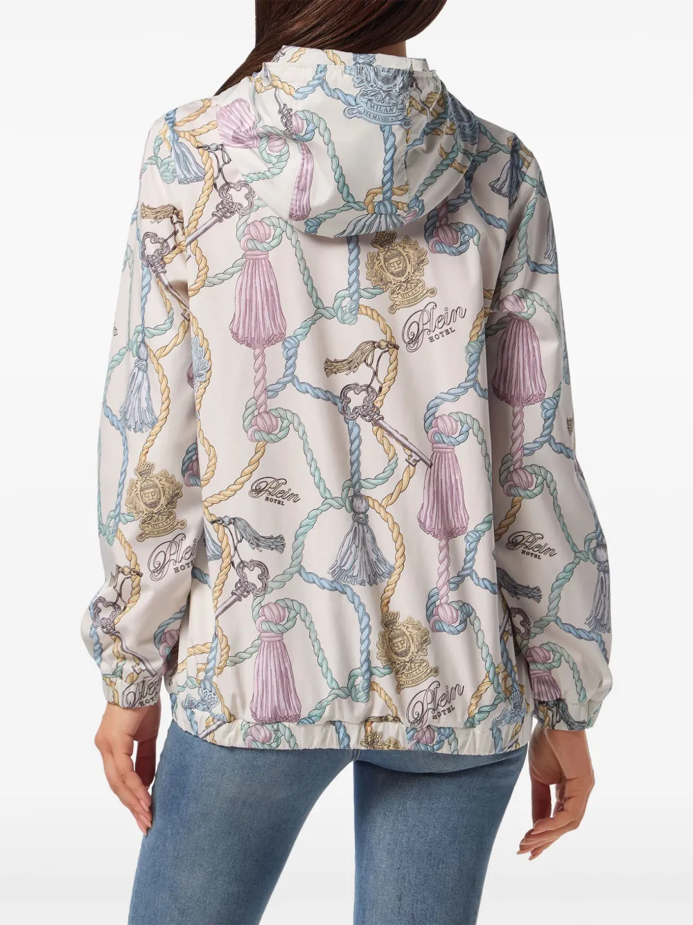Philipp Plein Jack met grafische print Wit