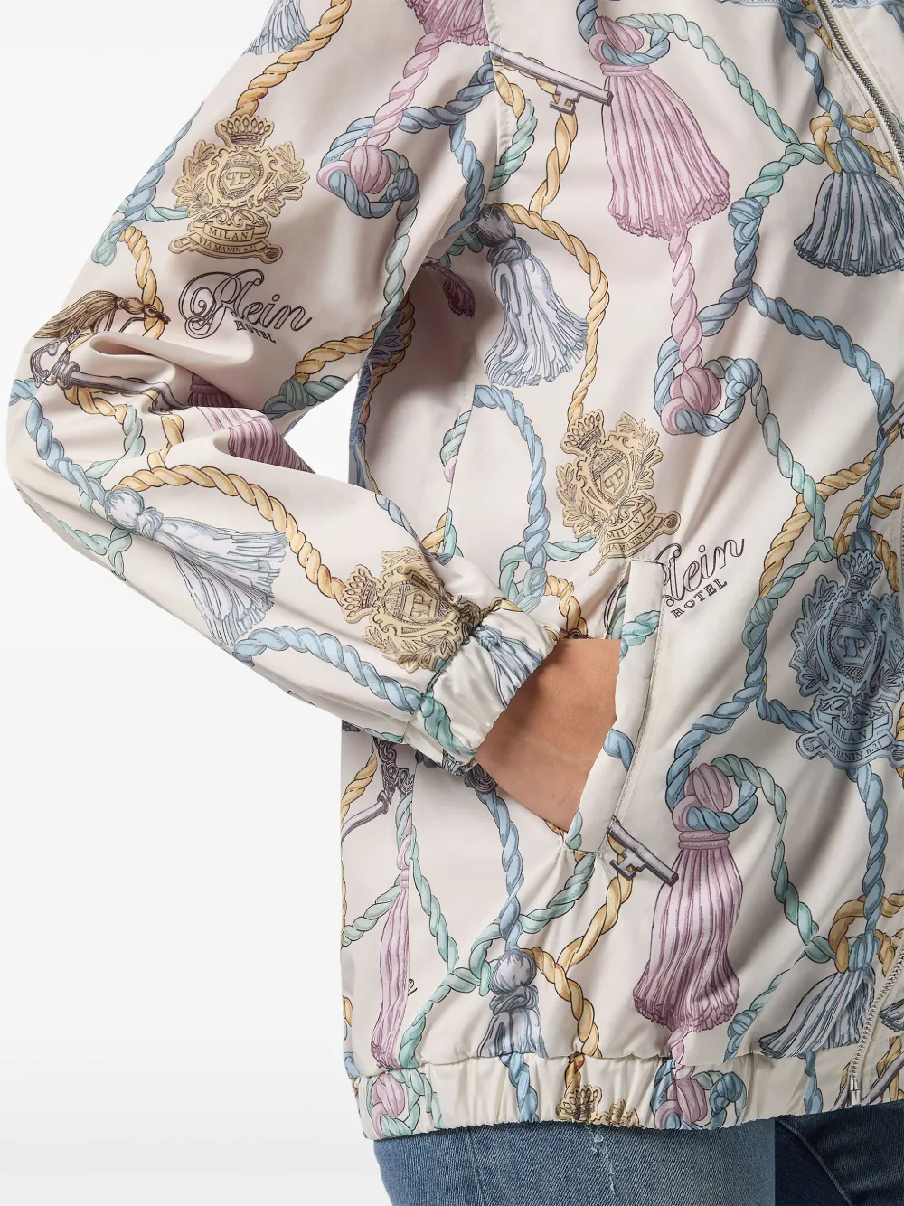 Philipp Plein Jack met grafische print Wit