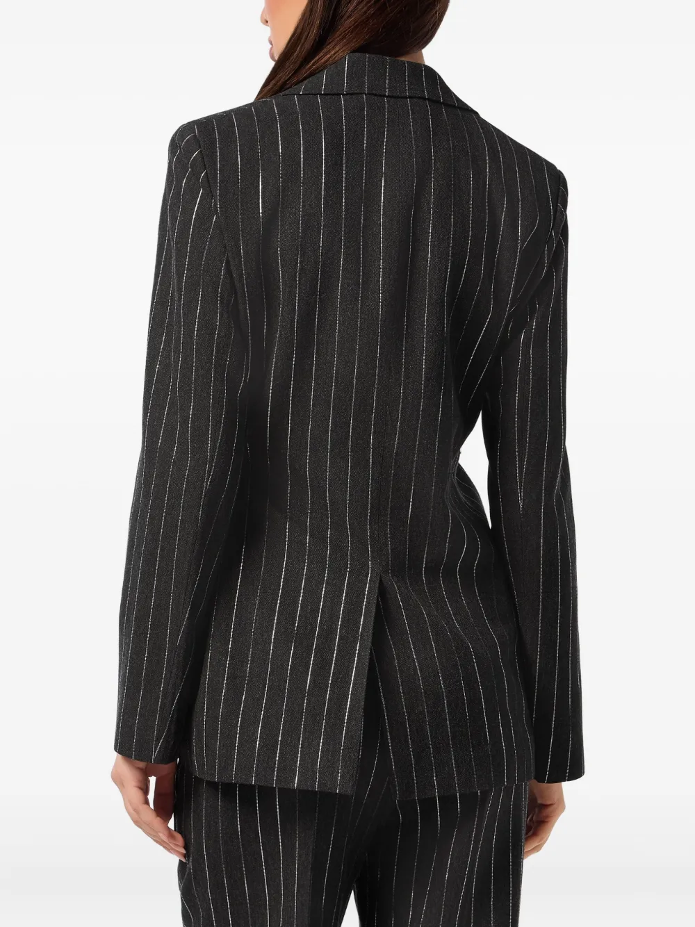 Philipp Plein Blazer met krijtstreep Grijs