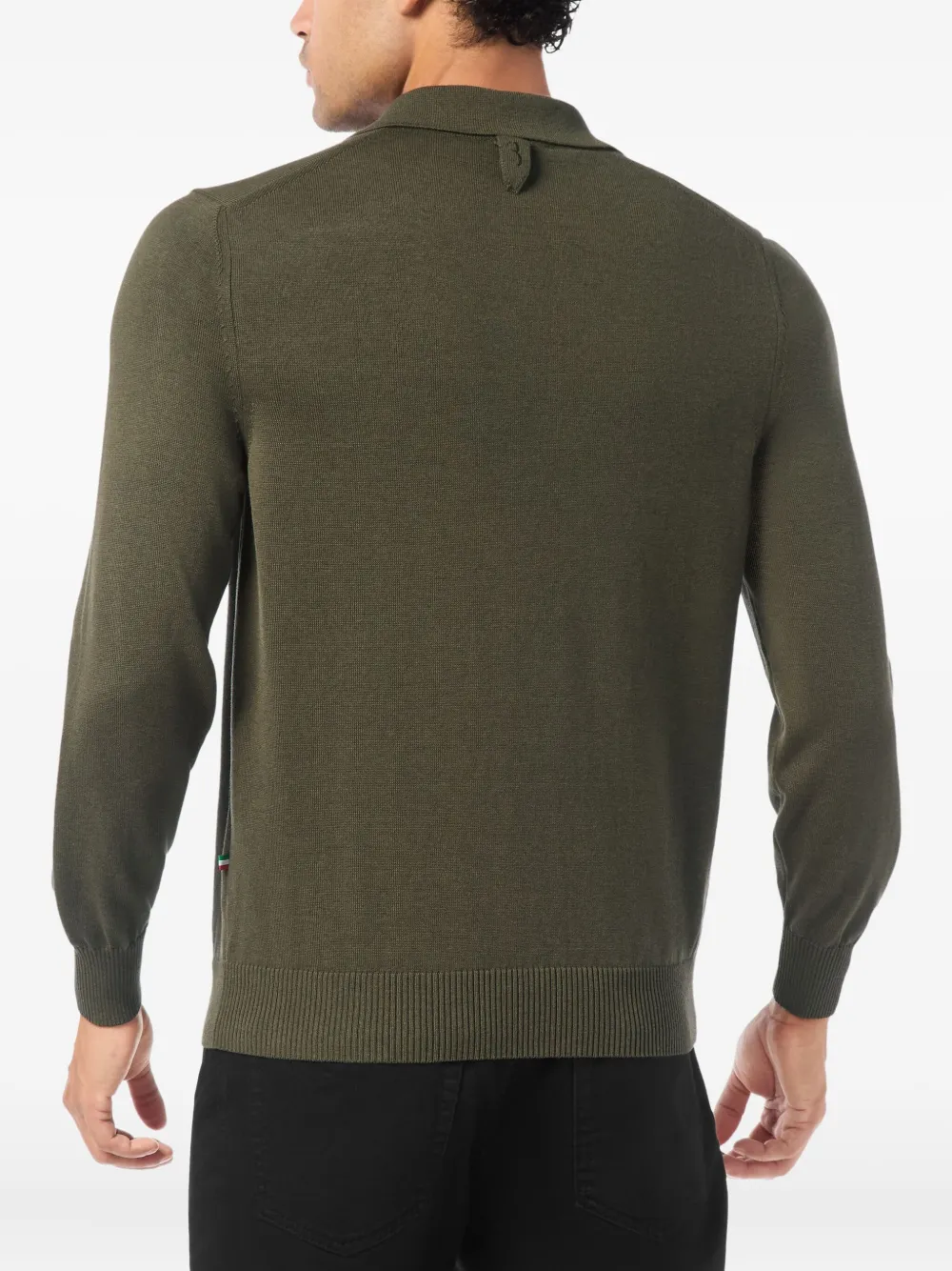 Billionaire Poloshirt met lange mouwen Groen