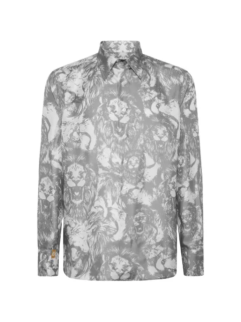 Billionaire lion-print shirt