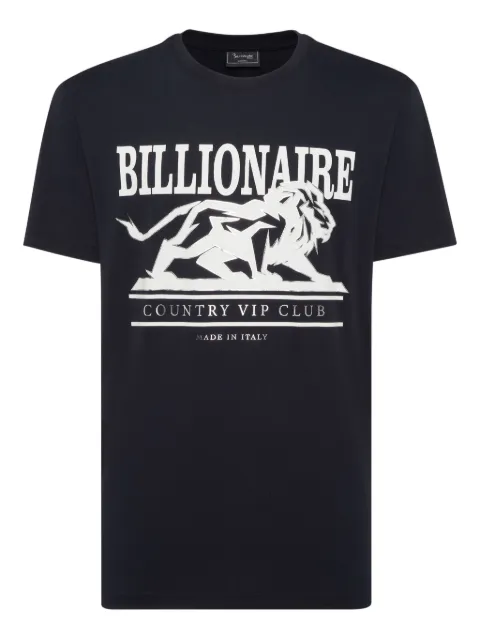 Billionaire logo-print round-neck T-shirt