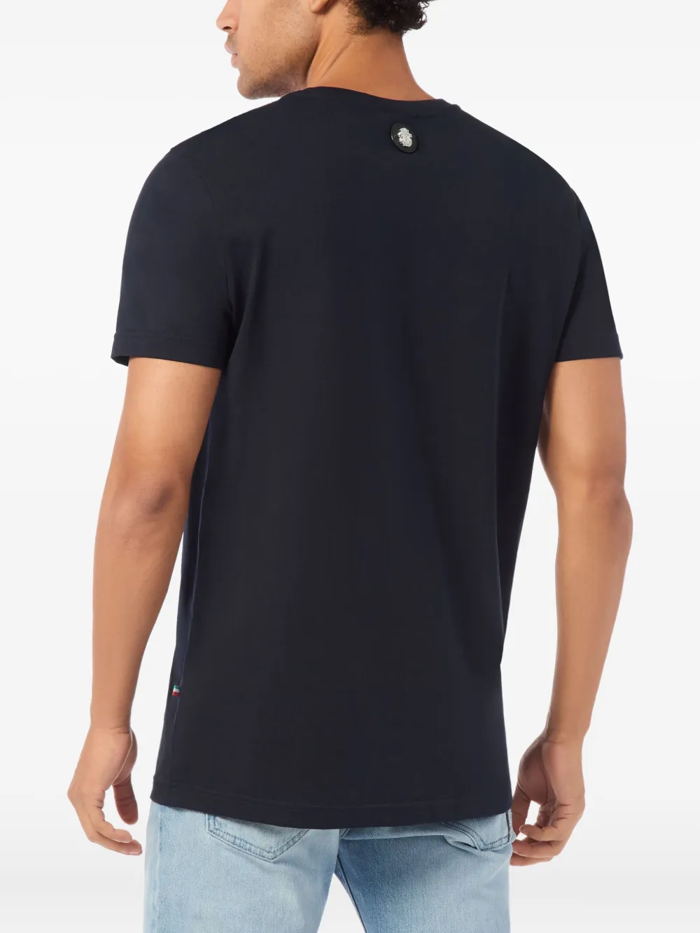 Billionaire T-shirt met logoprint Blauw