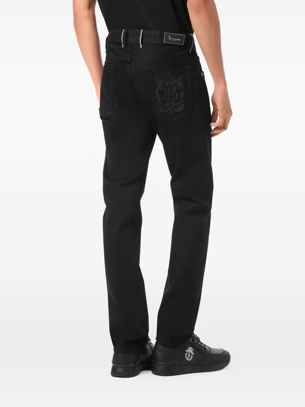 Billionaire Straight jeans Zwart