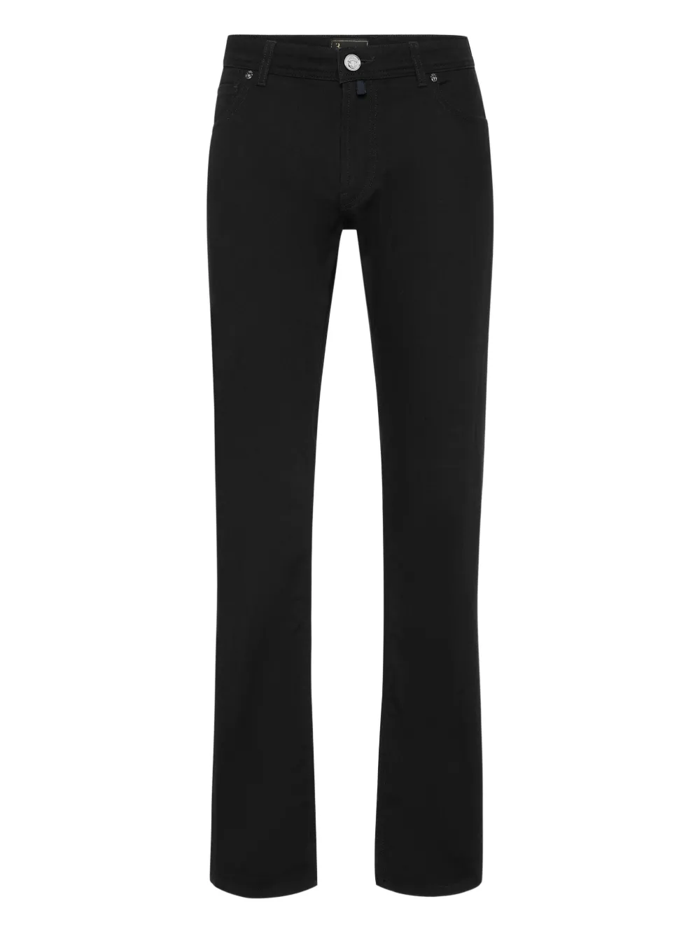 Billionaire embroidered five-pocket jeans | Black | Image 1