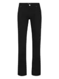 Billionaire embroidered five-pocket jeans - Black