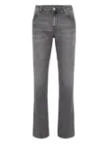 Billionaire embroidered five-pocket jeans - Grey