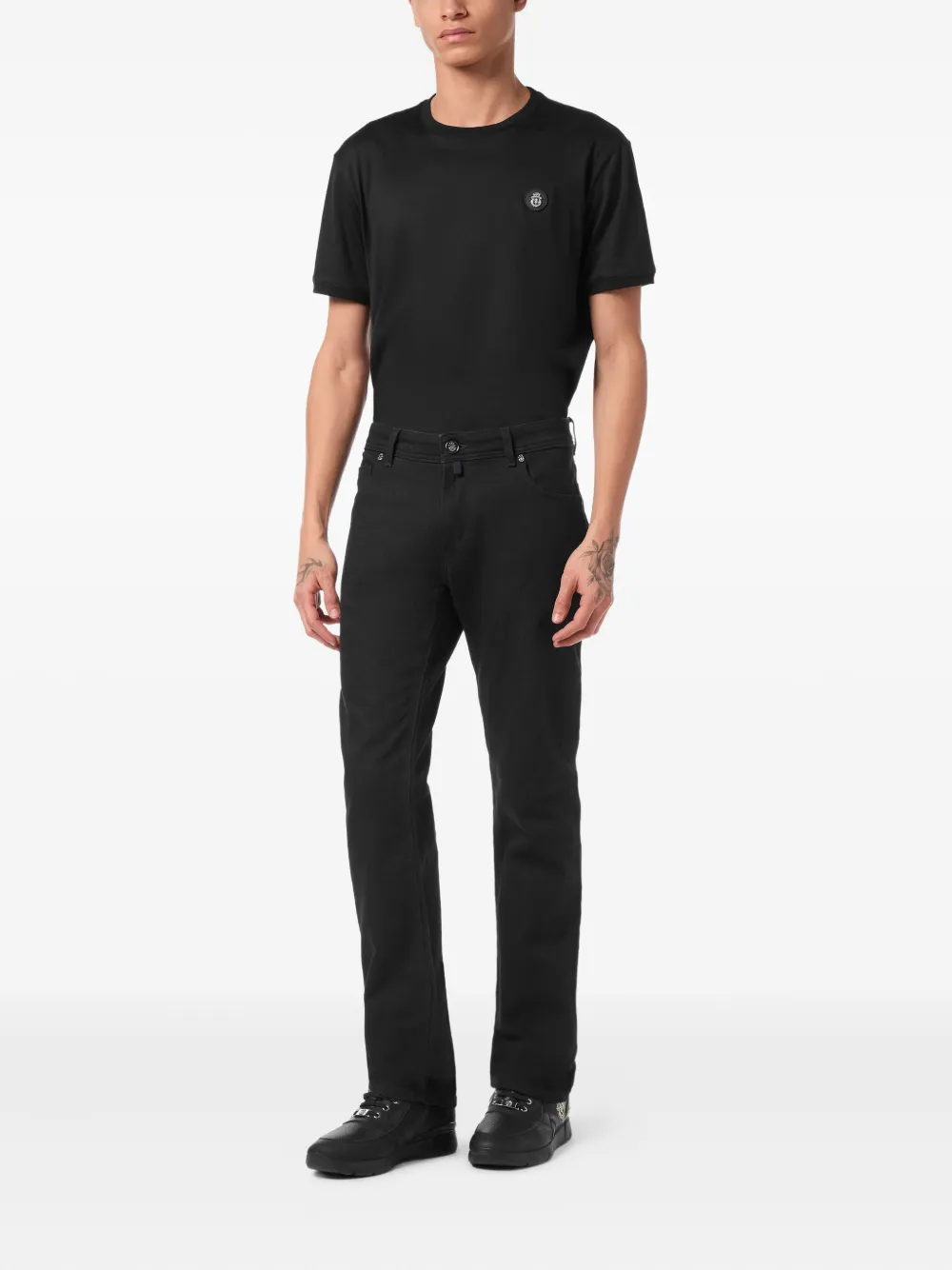 Billionaire Daddy jeans met vijf zakken - Zwart