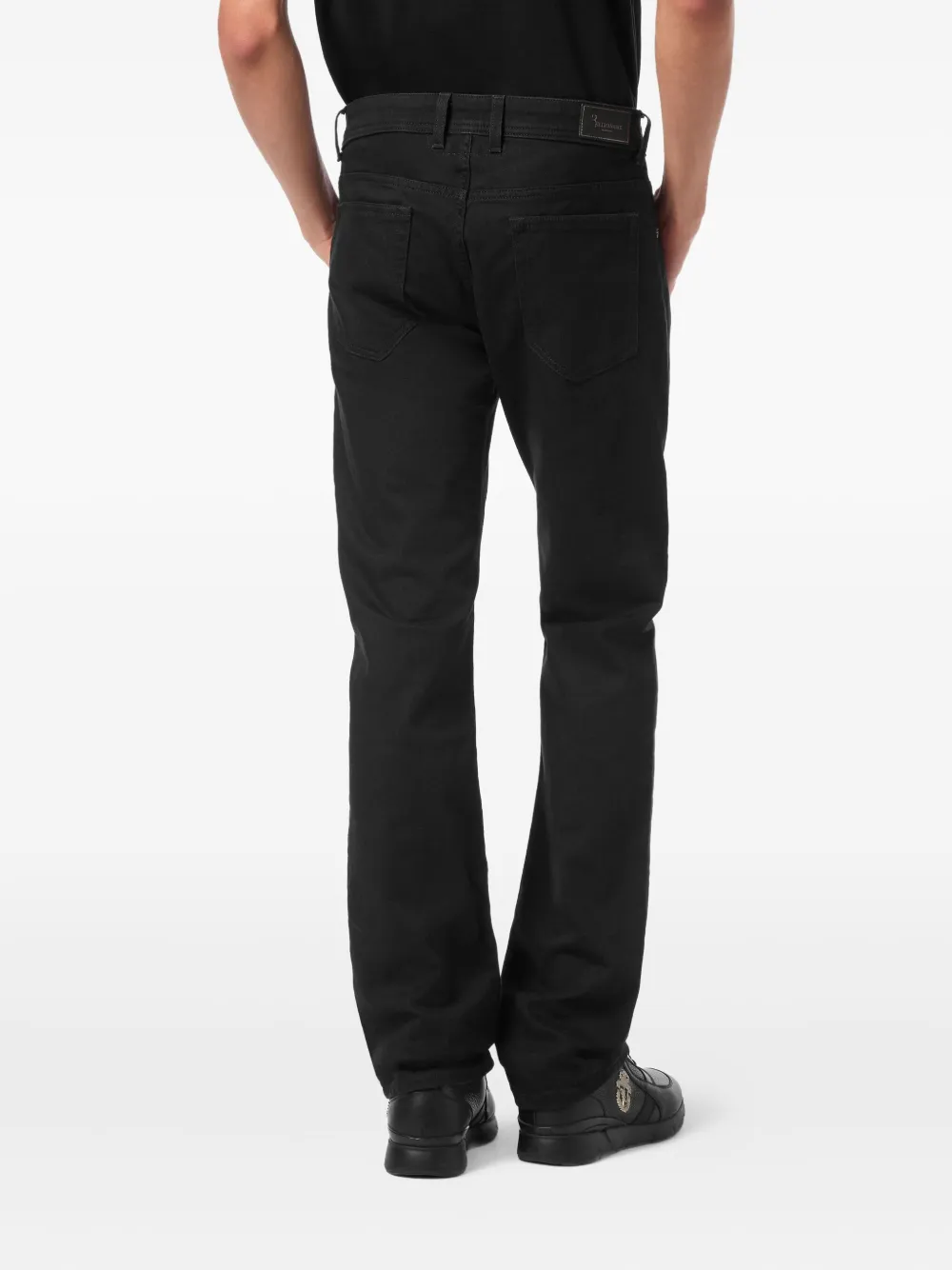 Billionaire Daddy jeans met vijf zakken Zwart