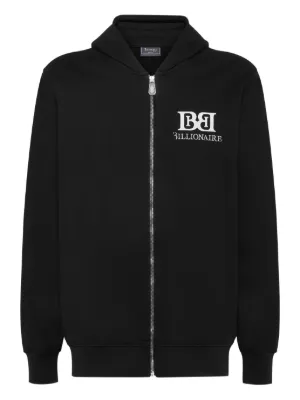 Philipp Plein ジップアップ パーカー | ブラック | FARFETCH JP