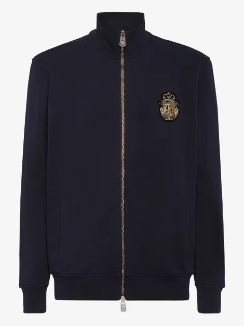 Billionaire sudadera con parche del logo y cierre