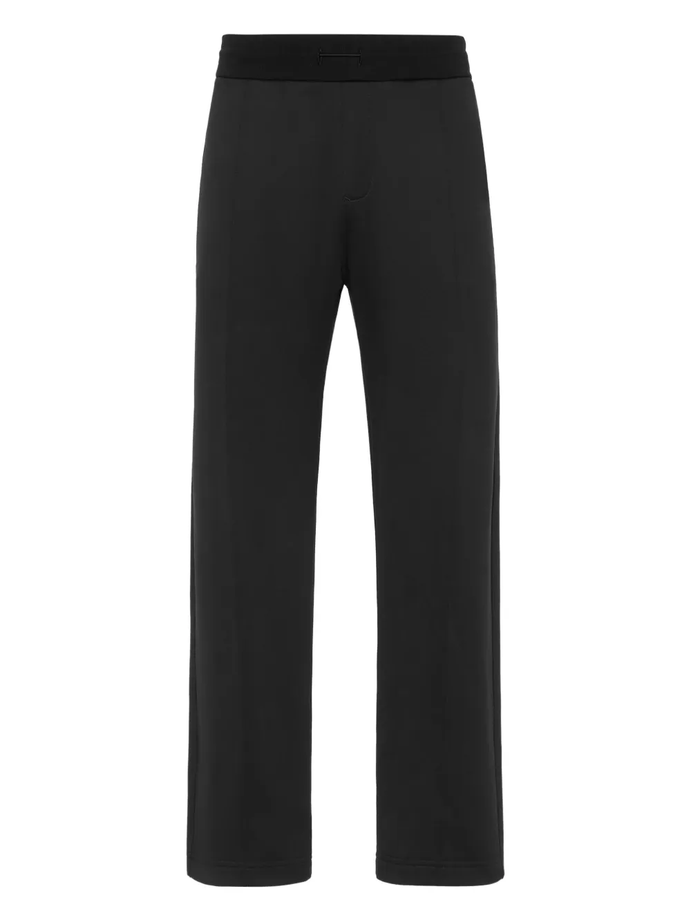 Billionaire cotton straight-leg trousers | Black | Image 1