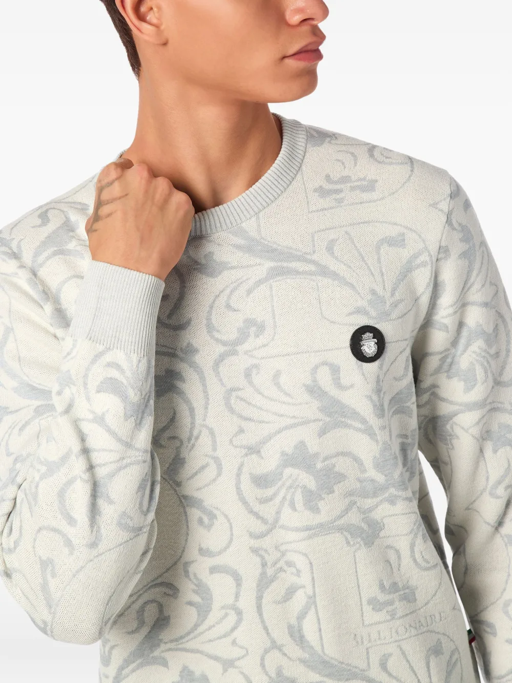 Billionaire wool sweater Wit