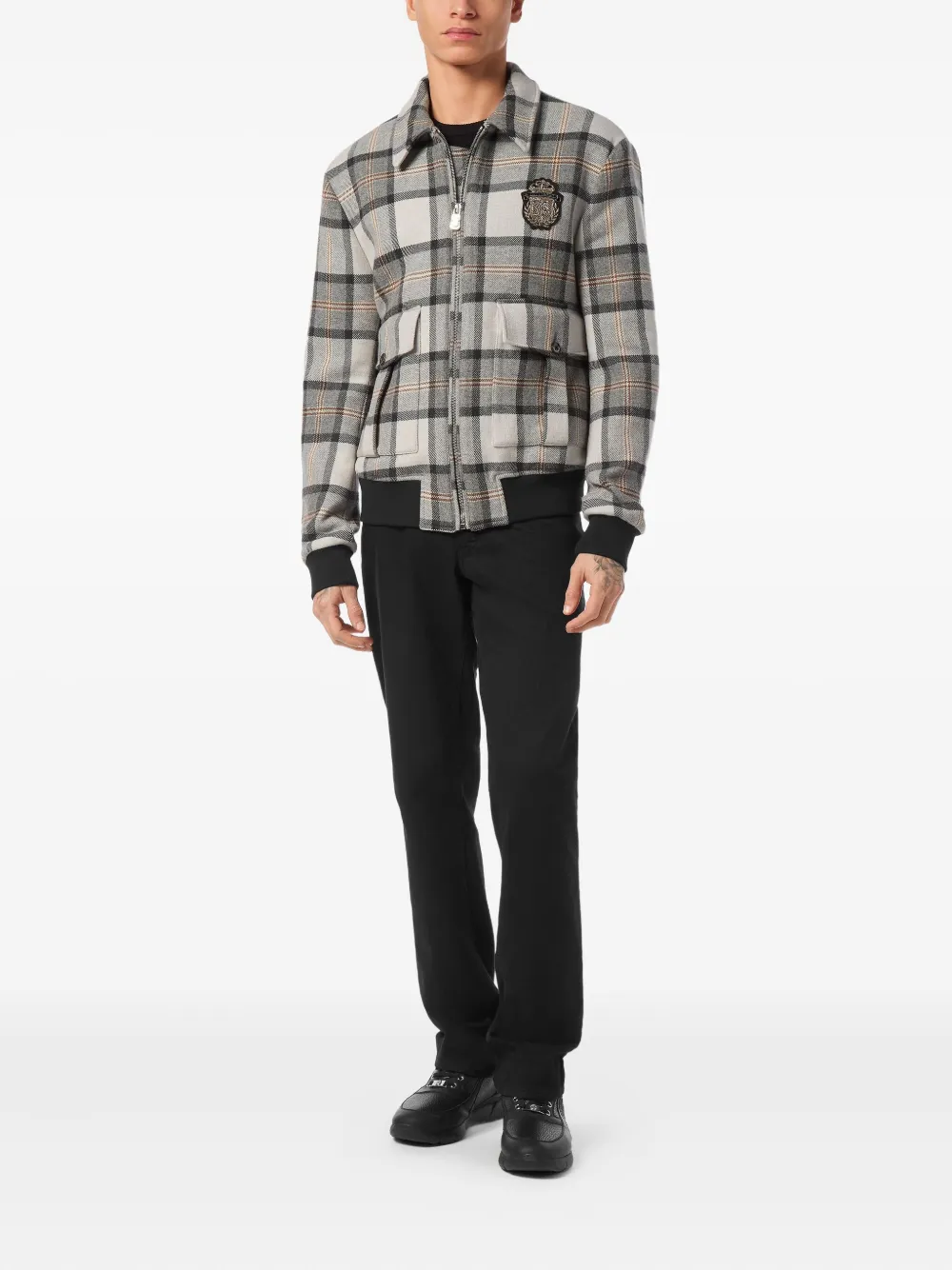 Billionaire check-pattern jacket | Bomber Jackets | Image 2