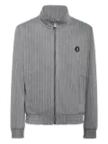 Billionaire pinstripe zip-up jacket - Grey