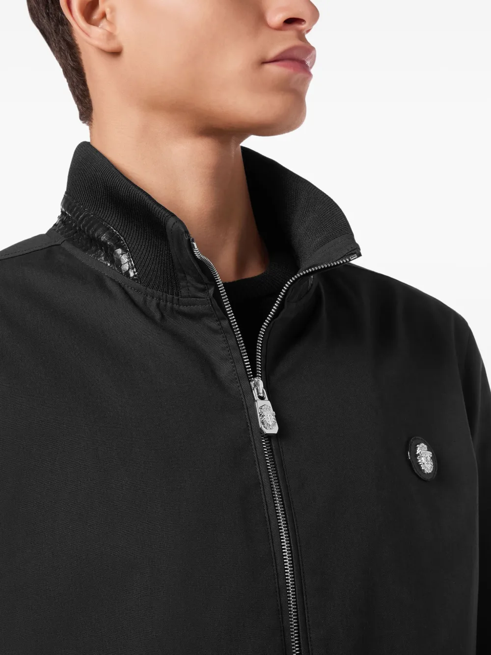 Billionaire Jack met logopatch Zwart
