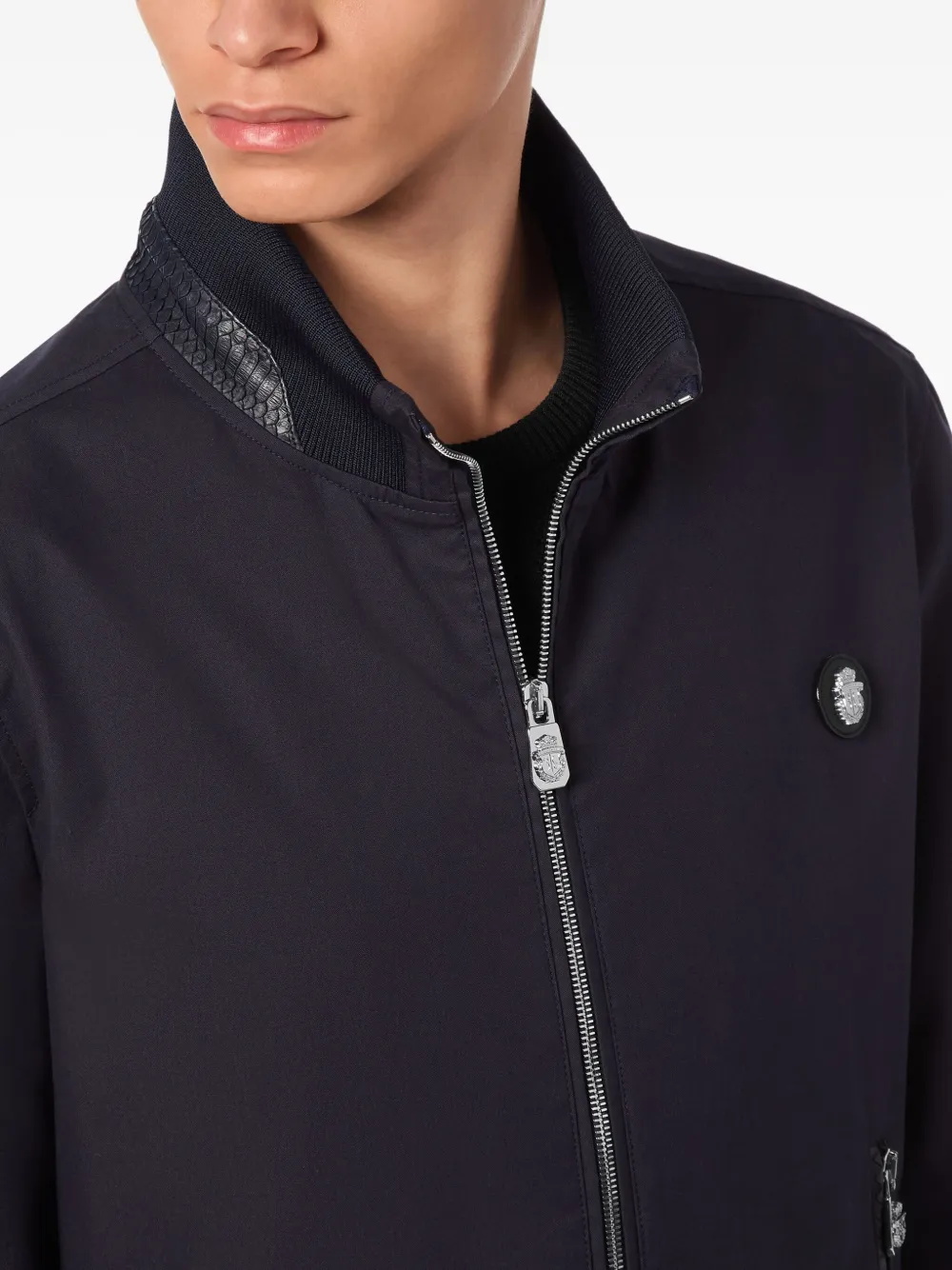 Billionaire Jack met logopatch Blauw