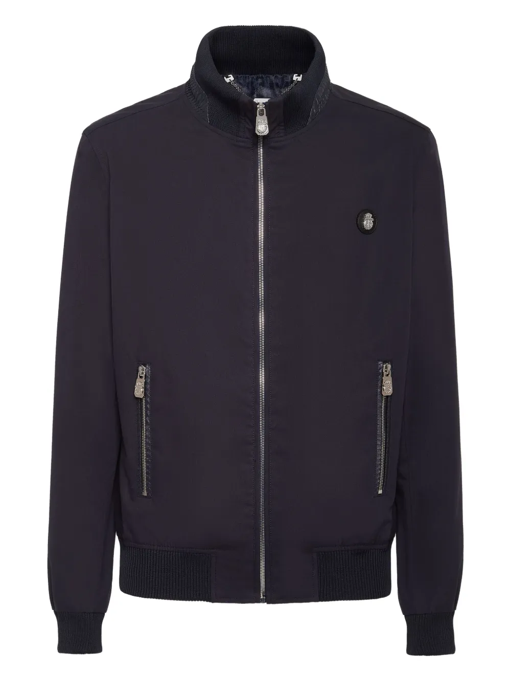 Billionaire logo-patch jacket | Blue | Image 1