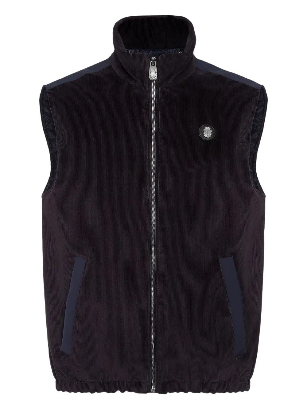 Billionaire logo-patch gilet | Blue | Image 1
