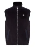 Billionaire logo-patch gilet - Blue