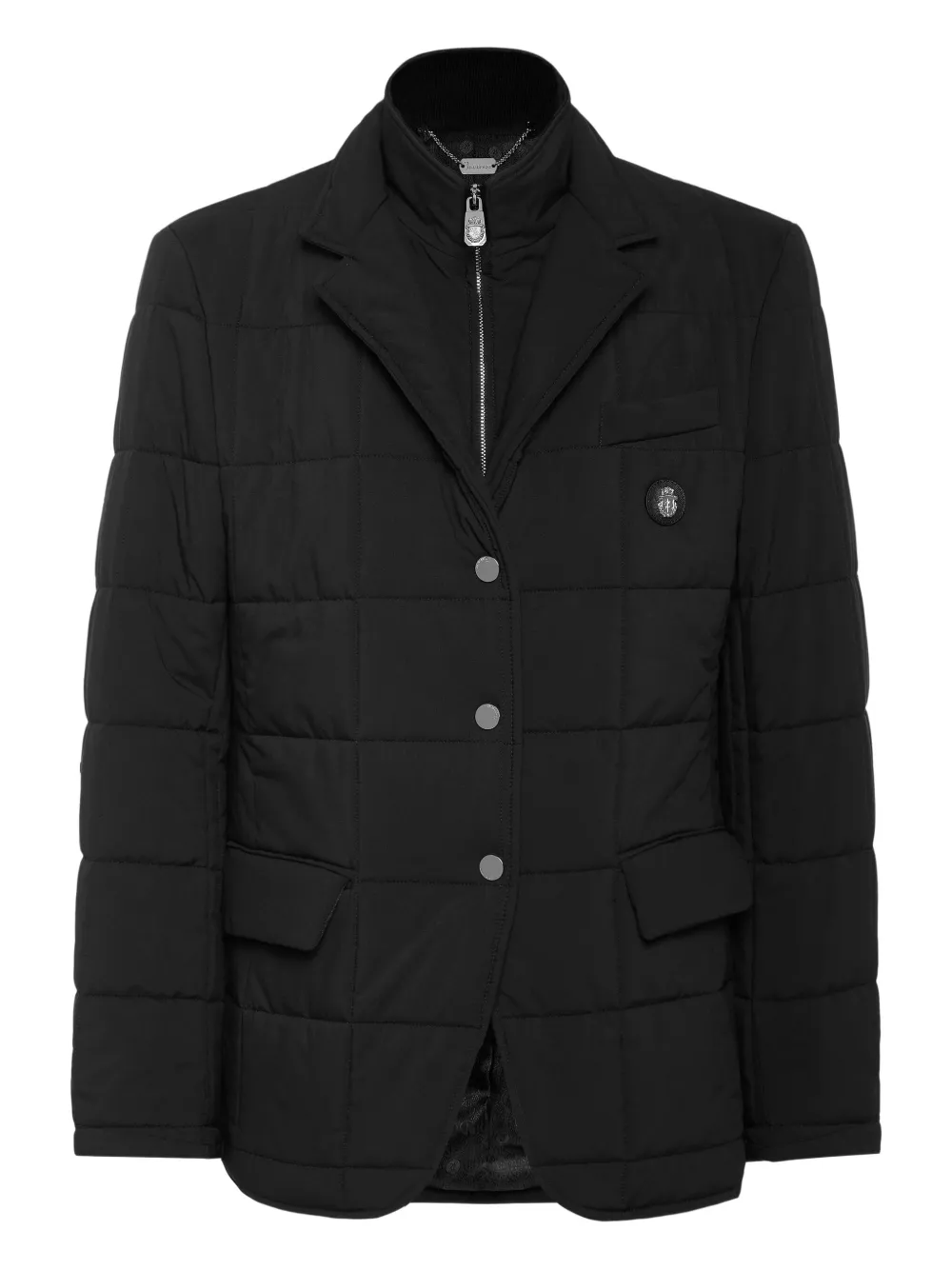 Billionaire blazer à patch logo | noir | Image 1