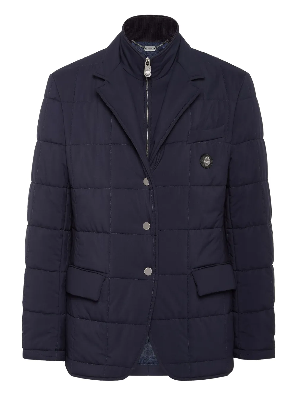 Billionaire logo-patch blazer | Blue | Image 1