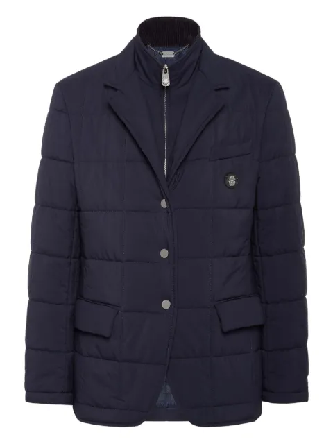 Billionaire logo-patch blazer 