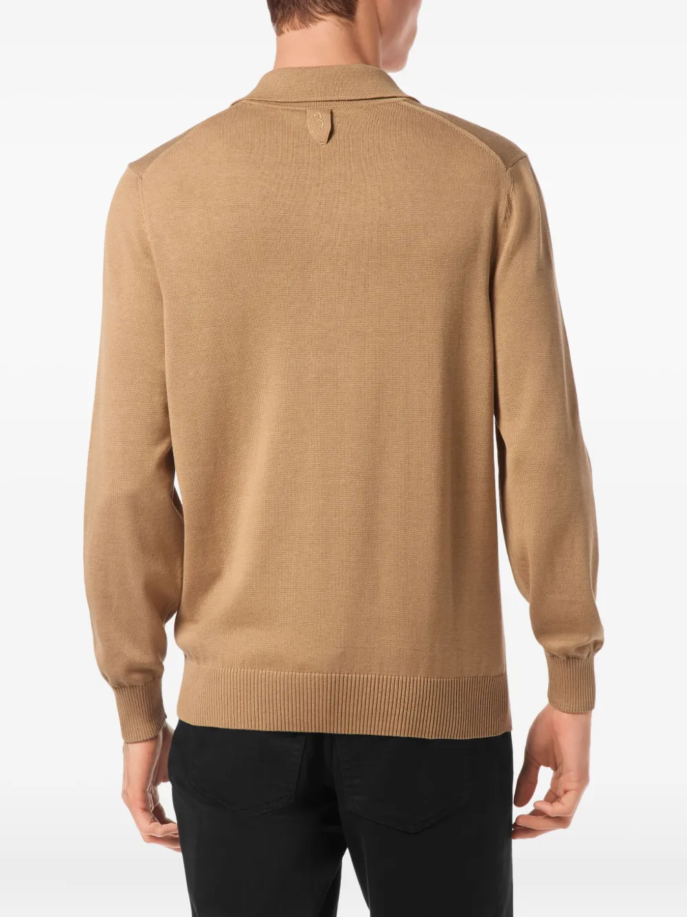 Billionaire Poloshirt met logo-applicatie Beige