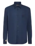 Billionaire logo-patch shirt - Blue