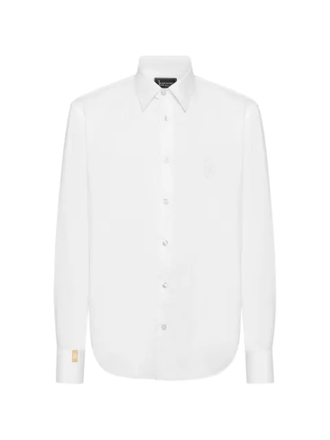Billionaire logo-embroidered shirt