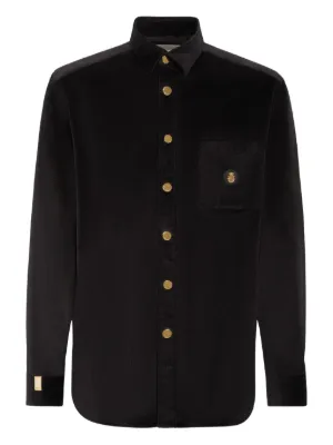 billionaire dress shirt Club Long-sleeve Shirt | Black