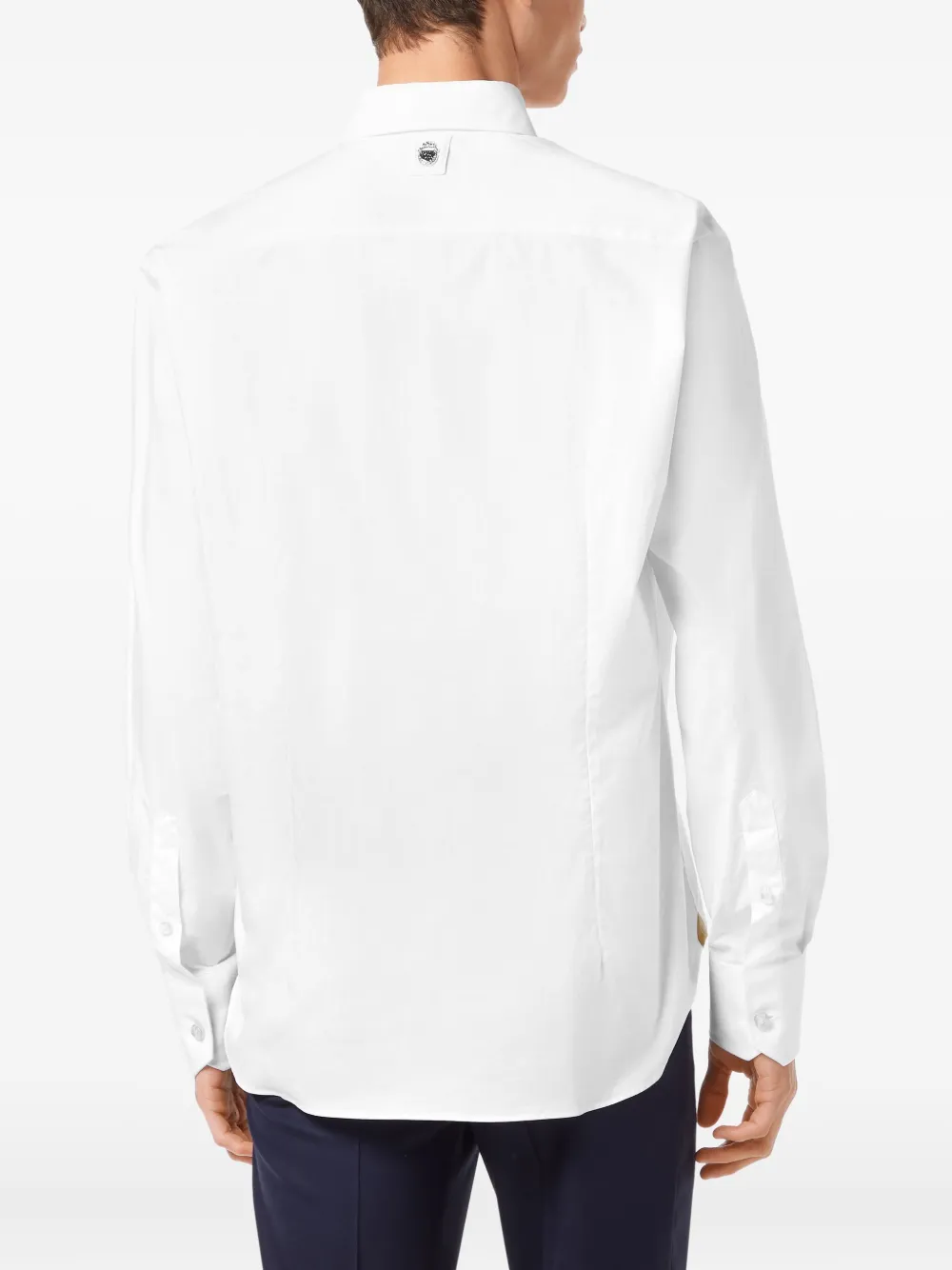 Billionaire Overhemd met logopatch Wit