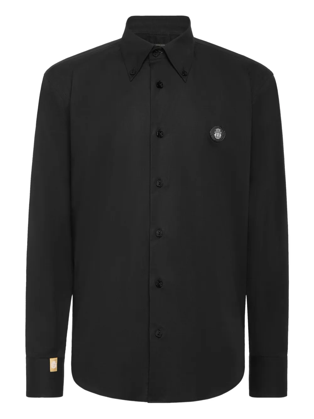 Billionaire Overhemd met logopatch Zwart
