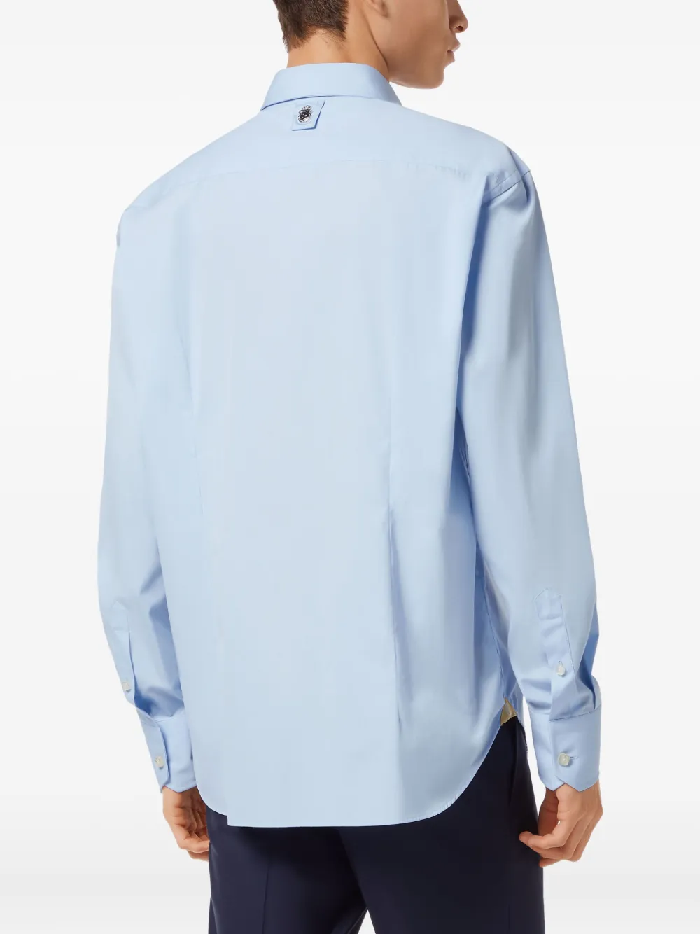 Billionaire Overhemd van katoenblend Blauw