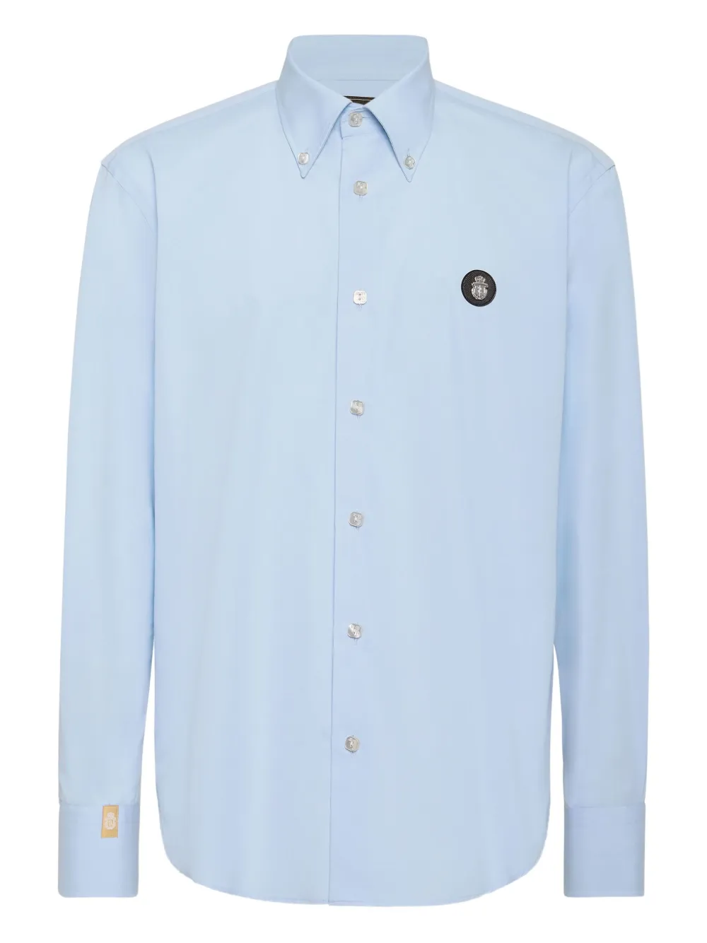 Billionaire Overhemd van katoenblend Blauw