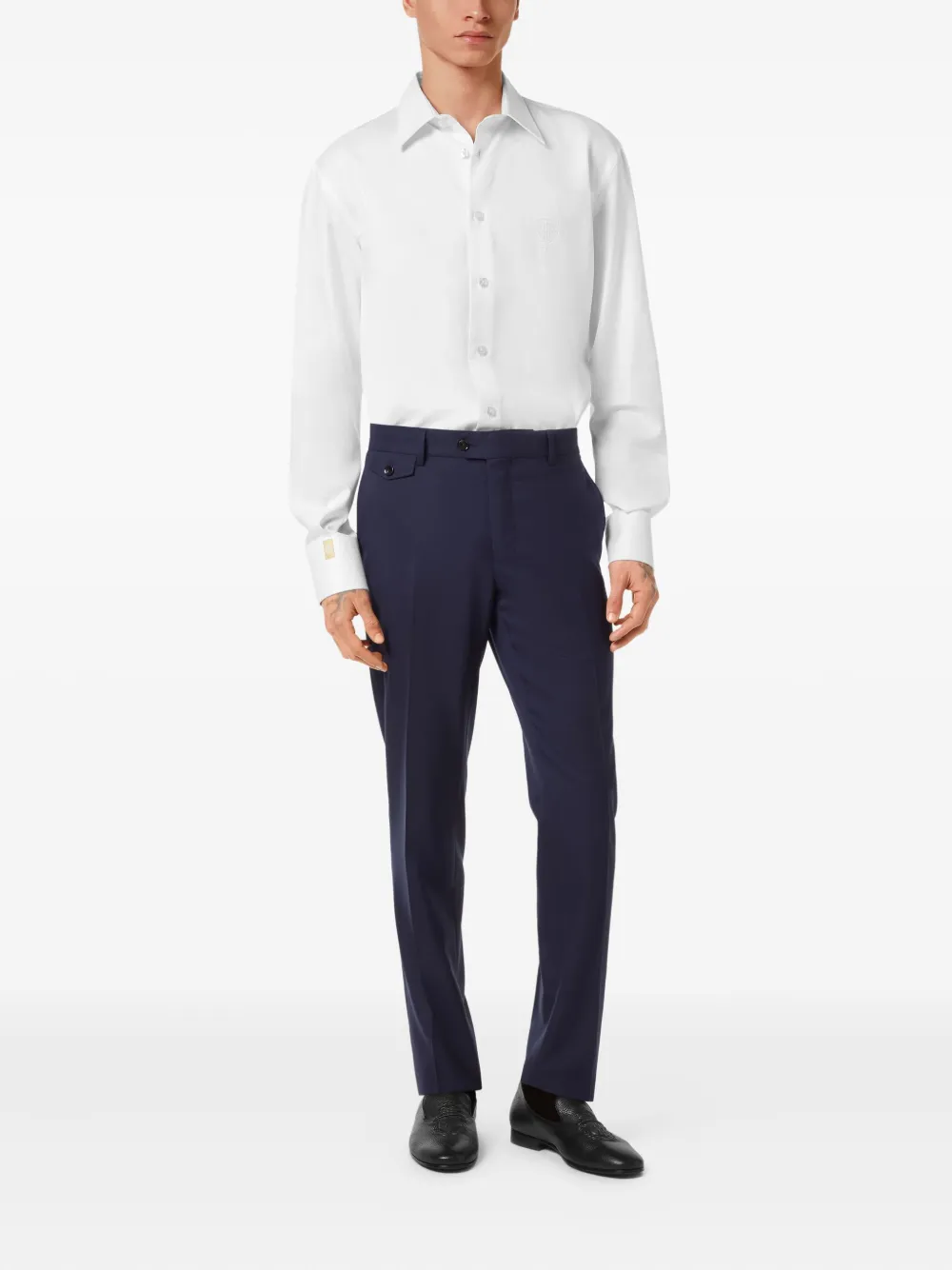 Billionaire cotton shirt Wit