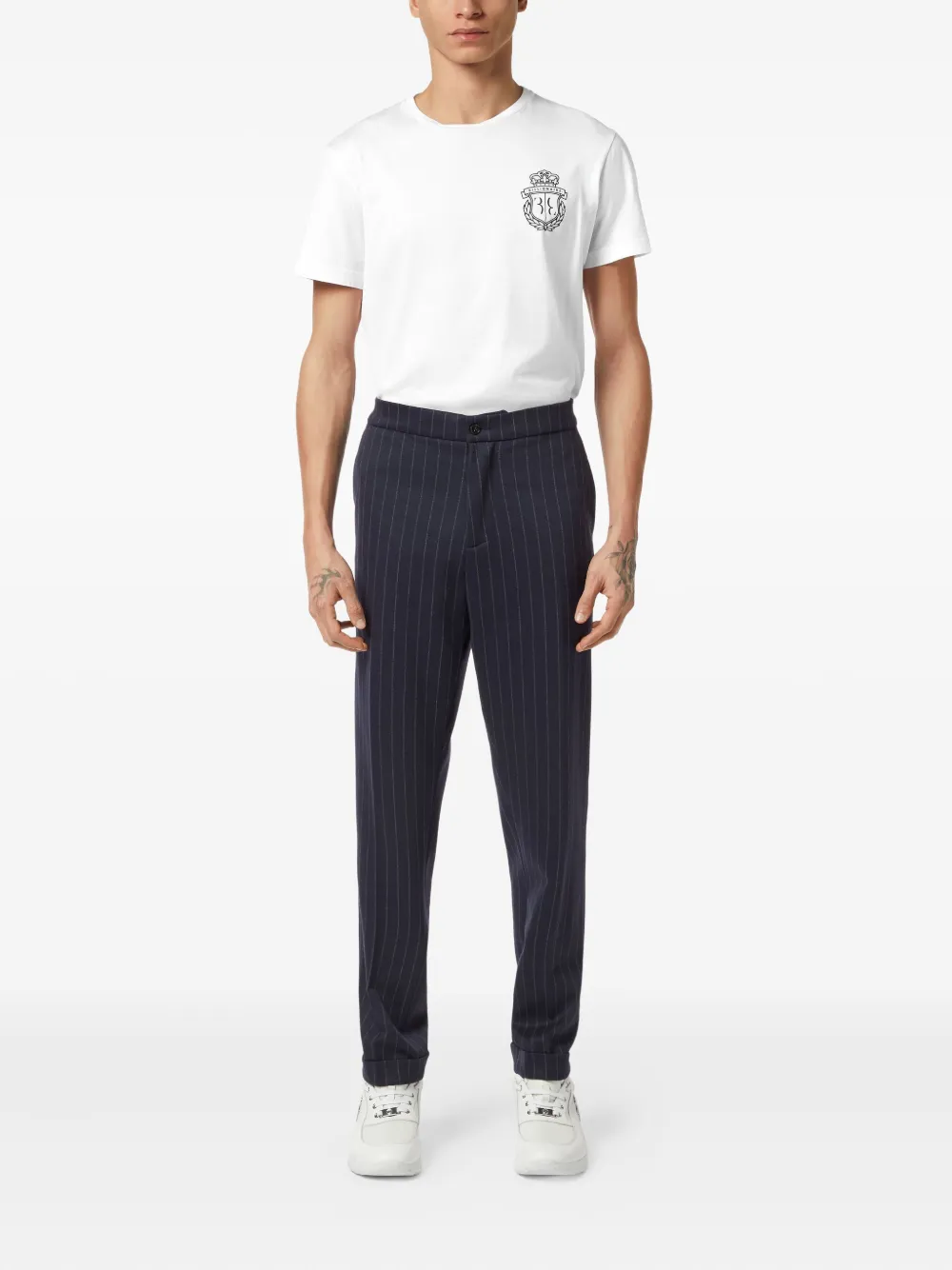 Billionaire Broek met krijtstreep - Blauw