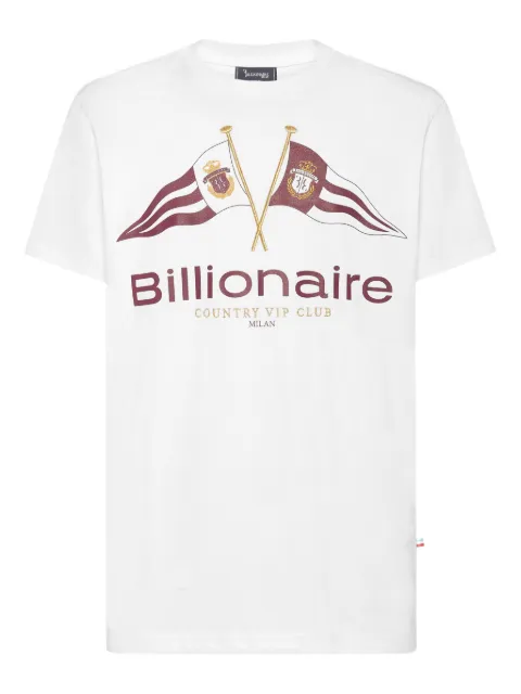 Billionaire Flags round-neck T-shirt 