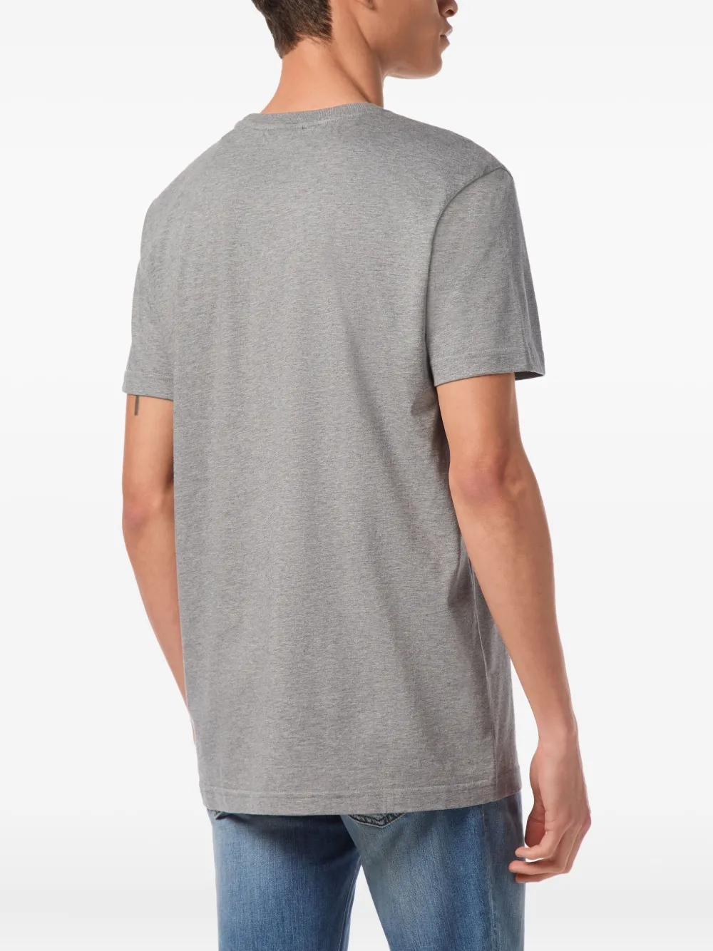 Billionaire Crest T-shirt met ronde hals Grijs