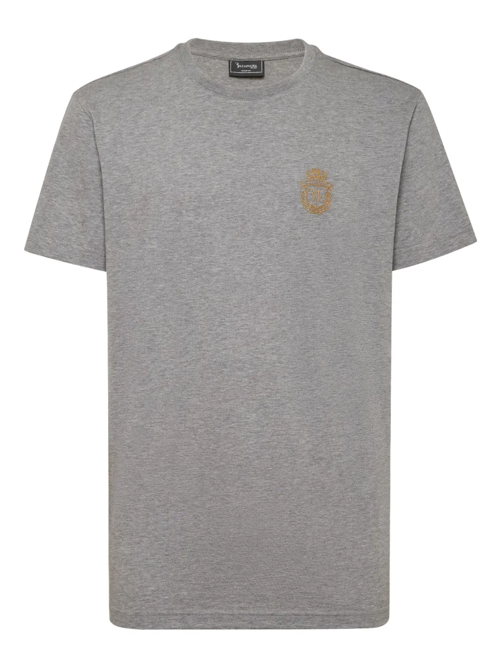 Billionaire Crest T-shirt met ronde hals Grijs