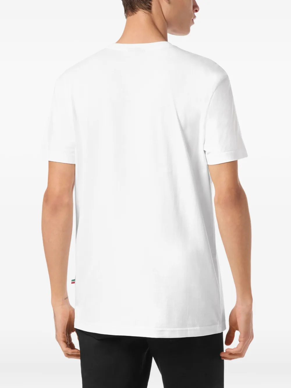 Billionaire Crest T-shirt met ronde hals Wit