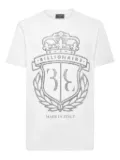 Billionaire Crest round-neck T-shirt - White