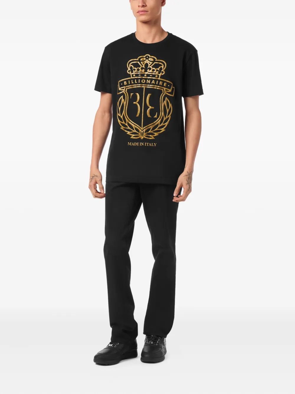 Billionaire Crest round-neck T-shirt | T-Shirts | Image 2
