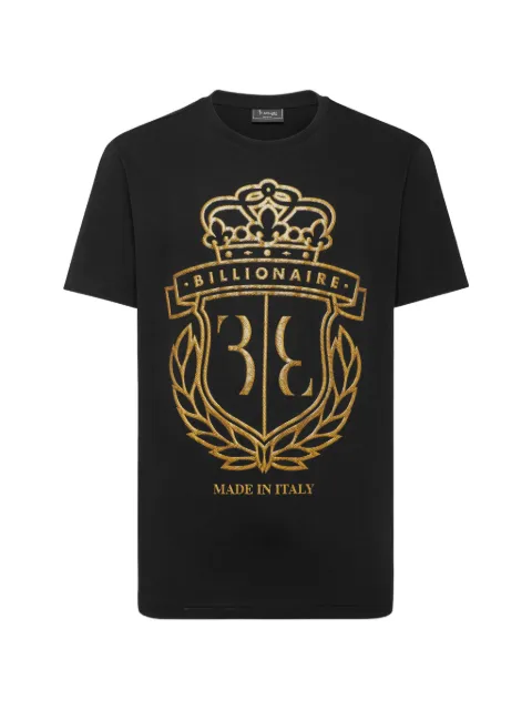 Billionaire playera Crest con cuello redondo