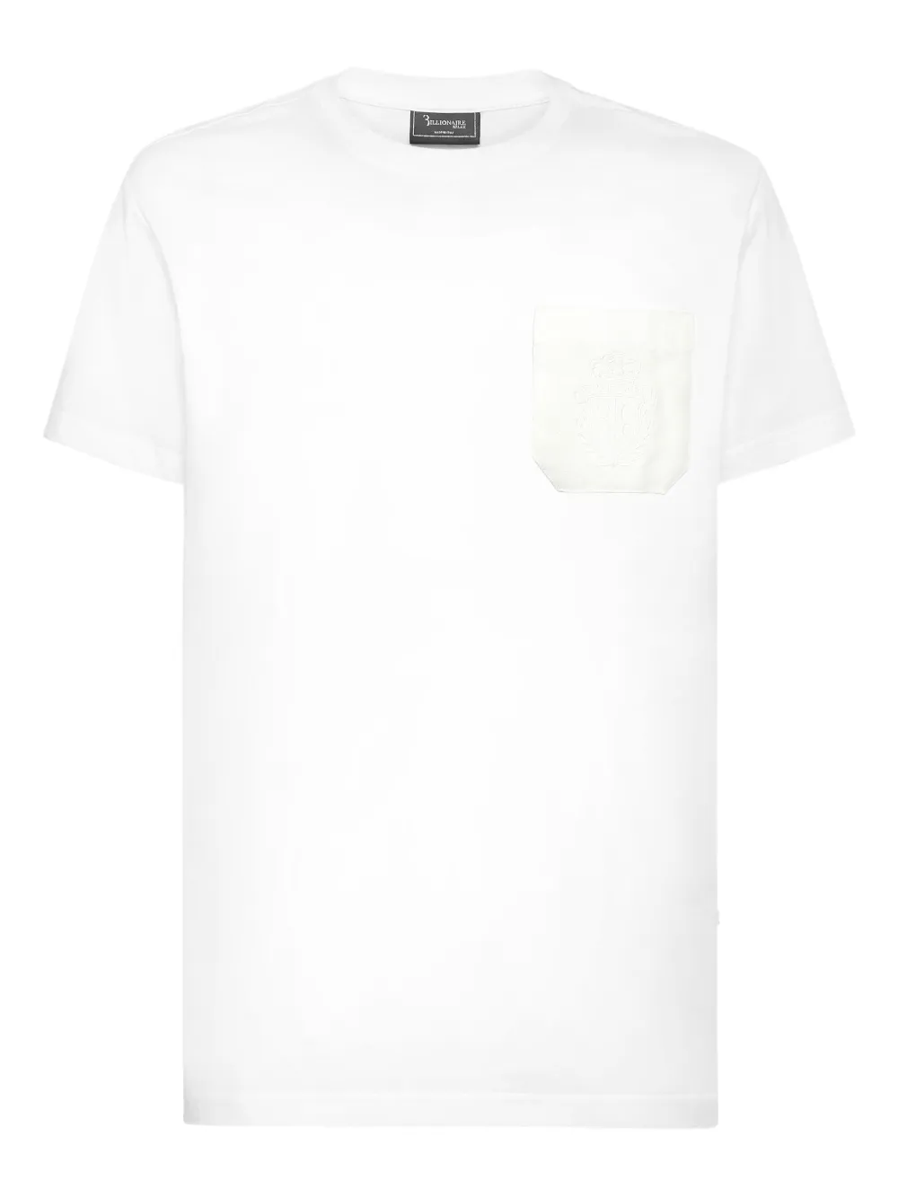 Billionaire Crest round-neck T-shirt Wit