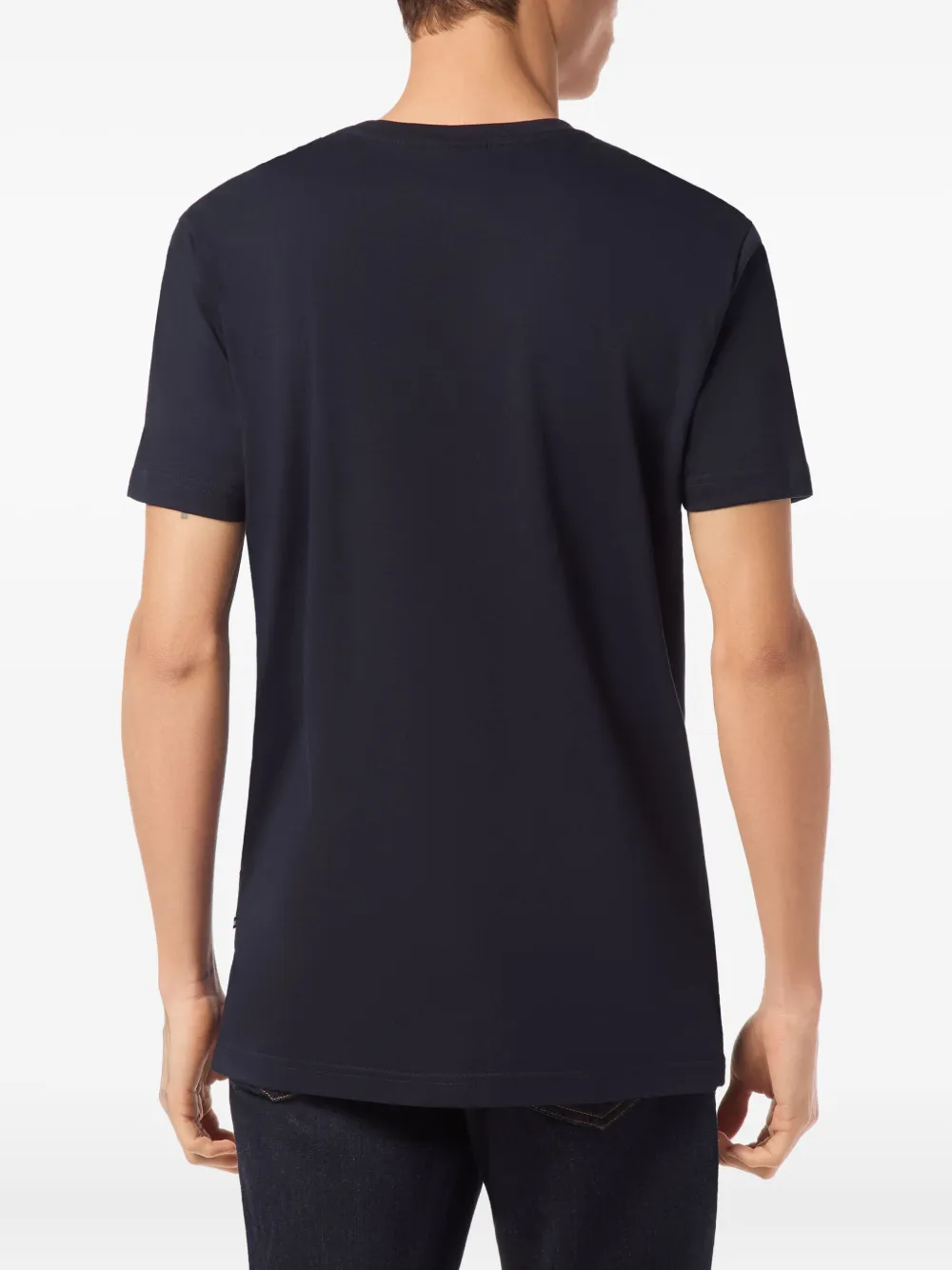 Billionaire Crest T-shirt met ronde hals Blauw