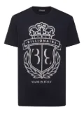 Billionaire Crest round-neck T-shirt - Blue