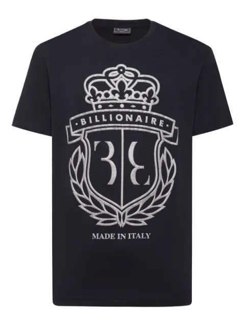 Billionaire Crest round-neck T-shirt