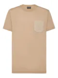 Billionaire Crest round-neck T-shirt - Neutrals