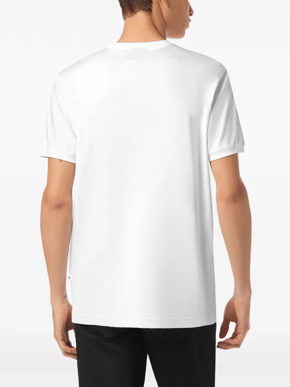 Billionaire T-shirt met logoplakkaat Wit